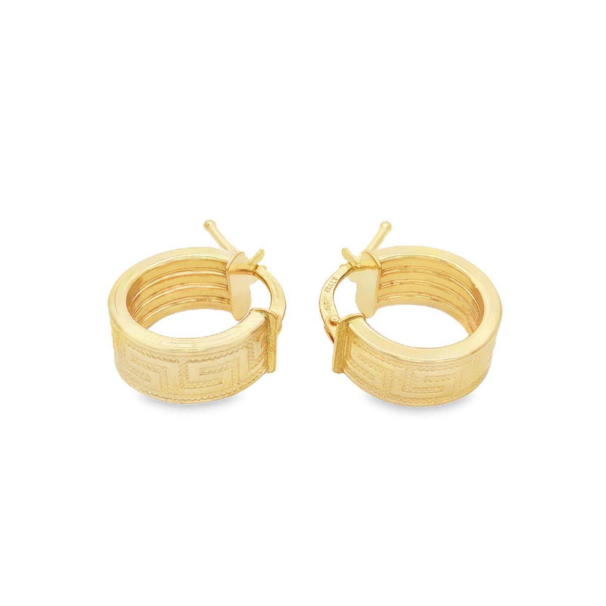 CANDONGAS GRABADAS VERSACE 1.3 CM