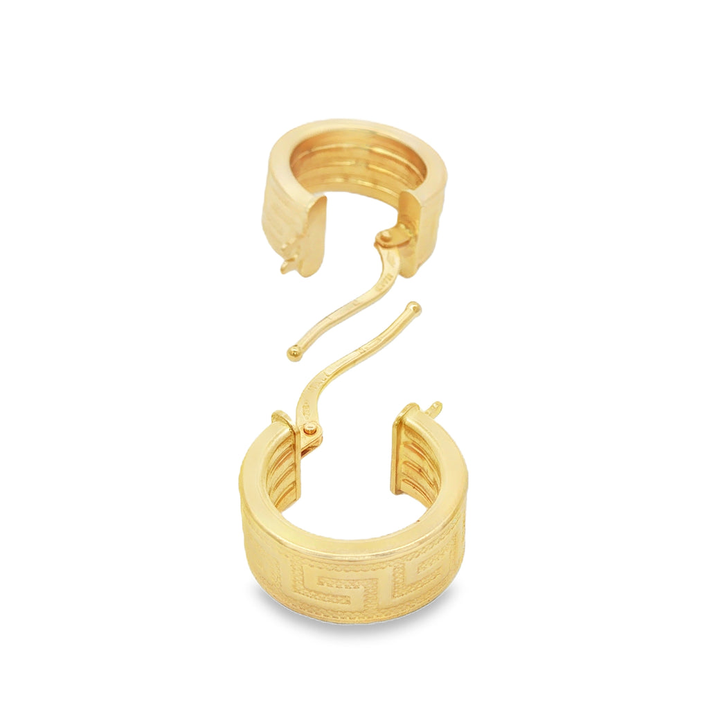 CANDONGAS GRABADAS VERSACE 1.3 CM