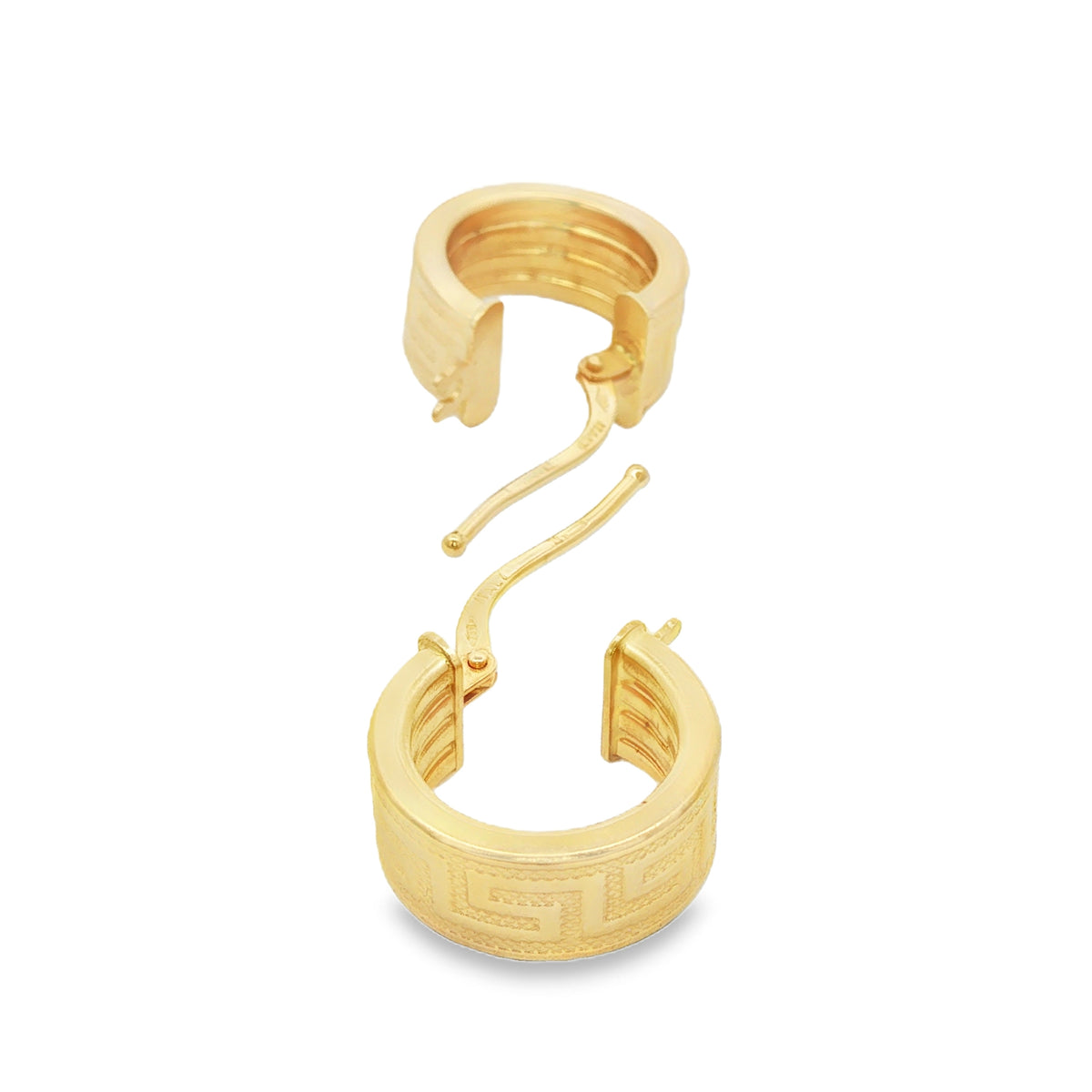 CANDONGAS GRABADAS VERSACE 1.3 CM