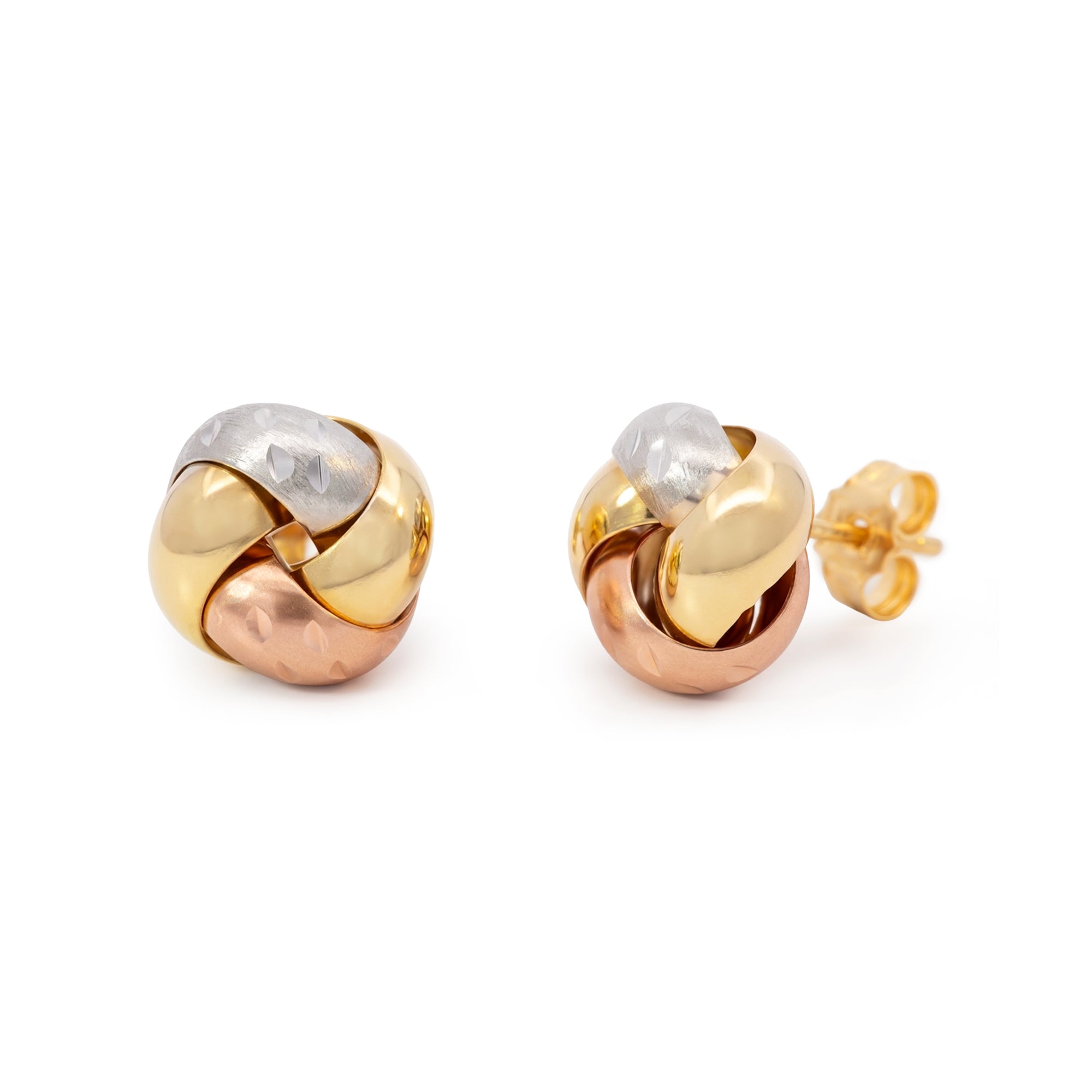 ARETES NUDOS LISO