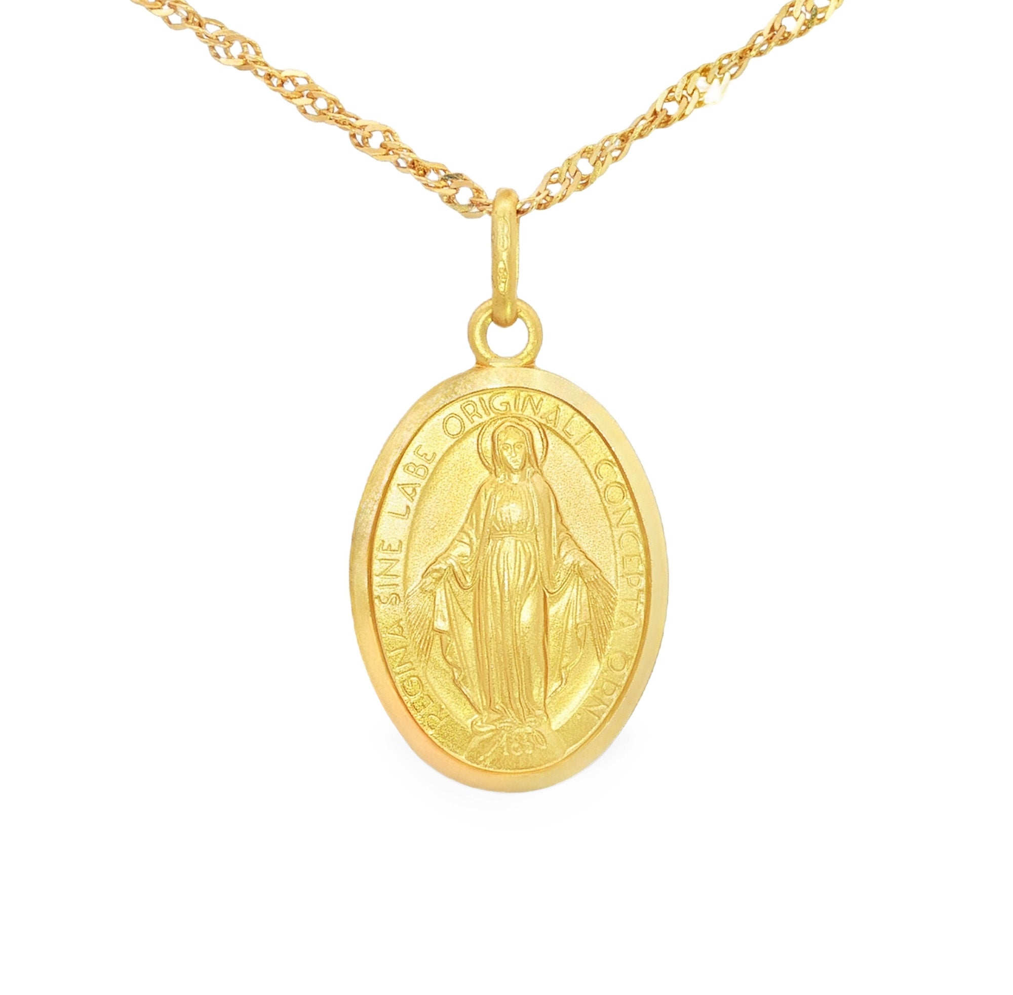 MEDALLA MILAGROSA OVAL