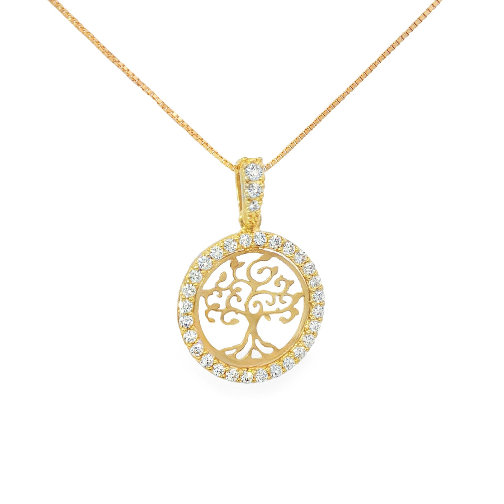DIJE ARBOL DE LA VIDA ZIRCONES