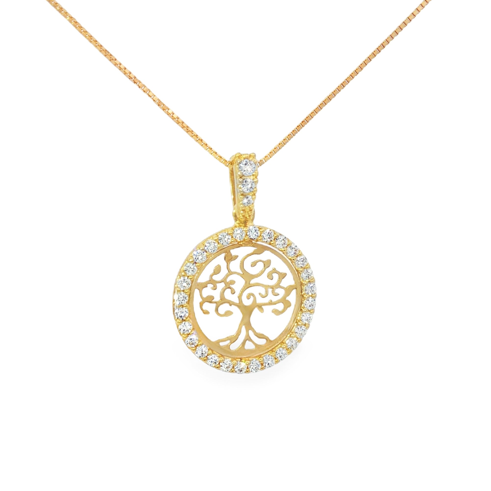 DIJE ARBOL DE LA VIDA ZIRCONES