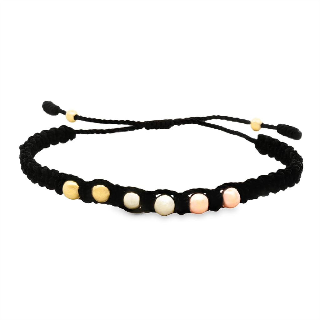 PULSERA CON BOLAS LISAS 5MM