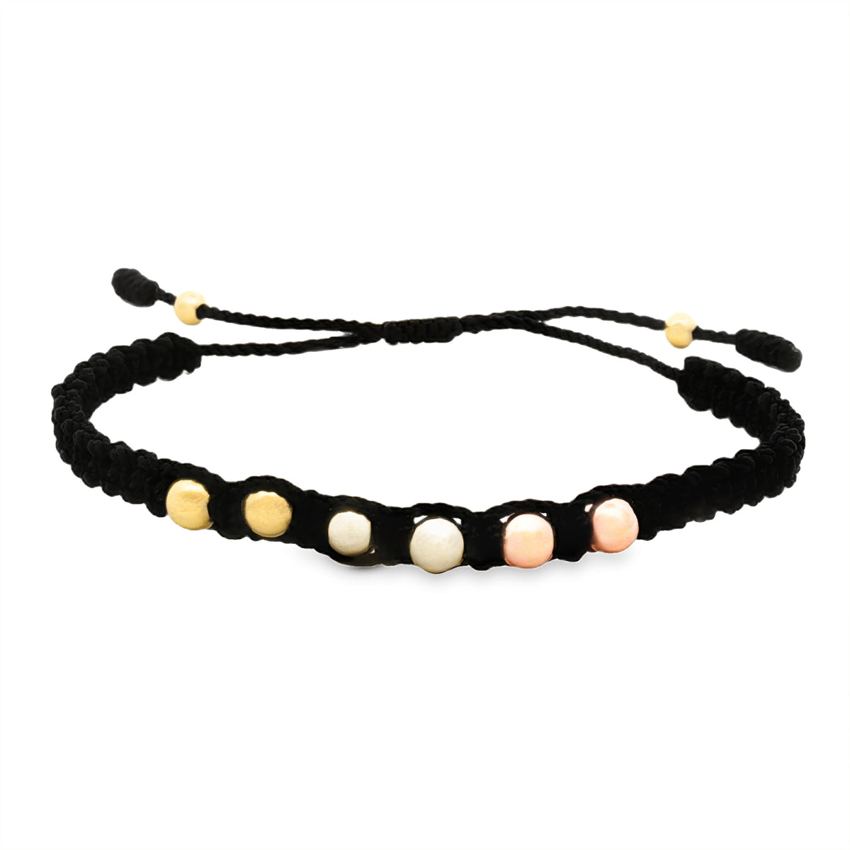 PULSERA CON BOLAS LISAS 5MM