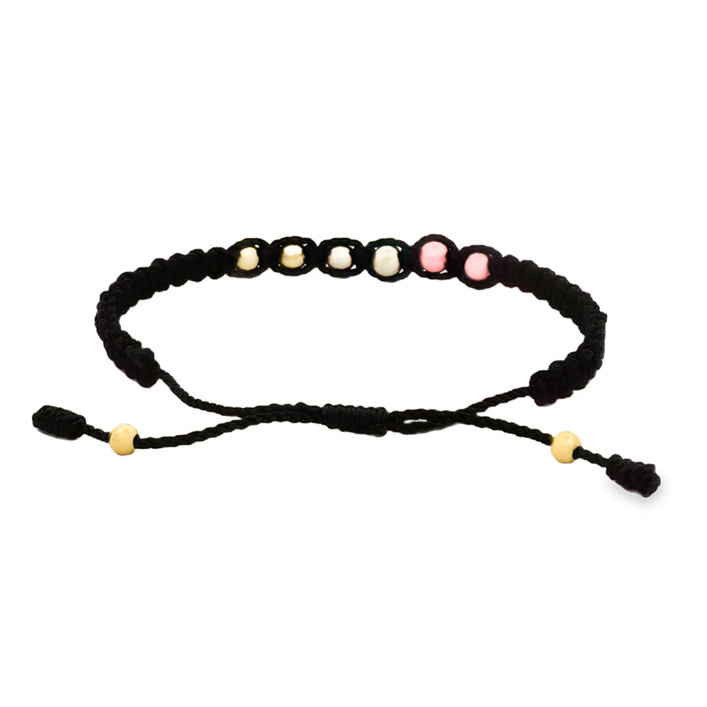 PULSERA CON BOLAS LISAS 5MM