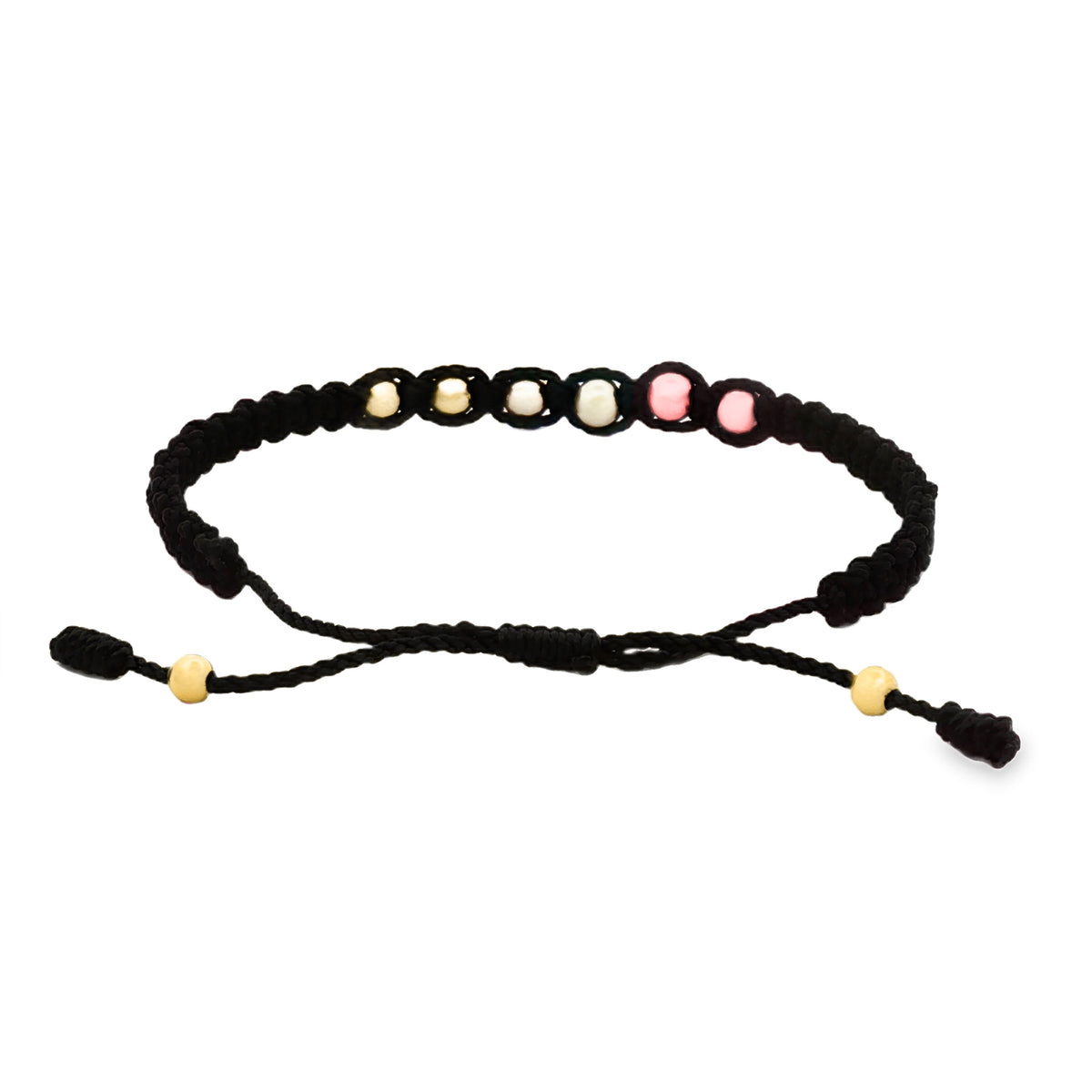 PULSERA CON BOLAS LISAS 5MM