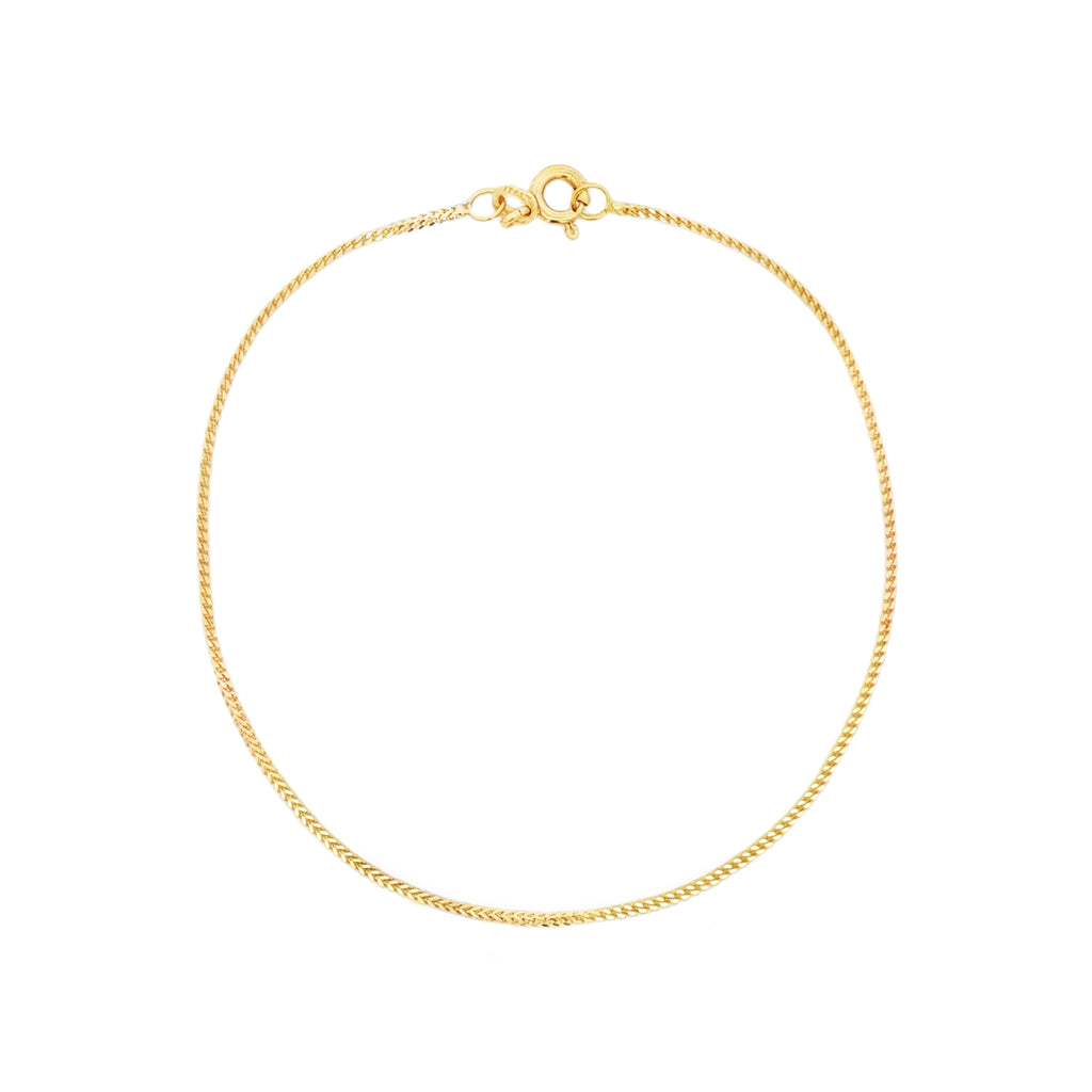 PULSERA TEJIDO ESPINA DE PESCADO 19 CM