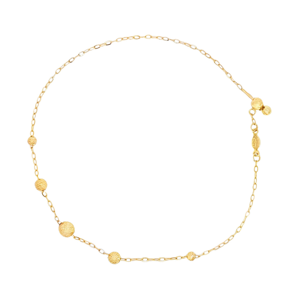 PULSERA CORREDIZA BOLA GRABADA