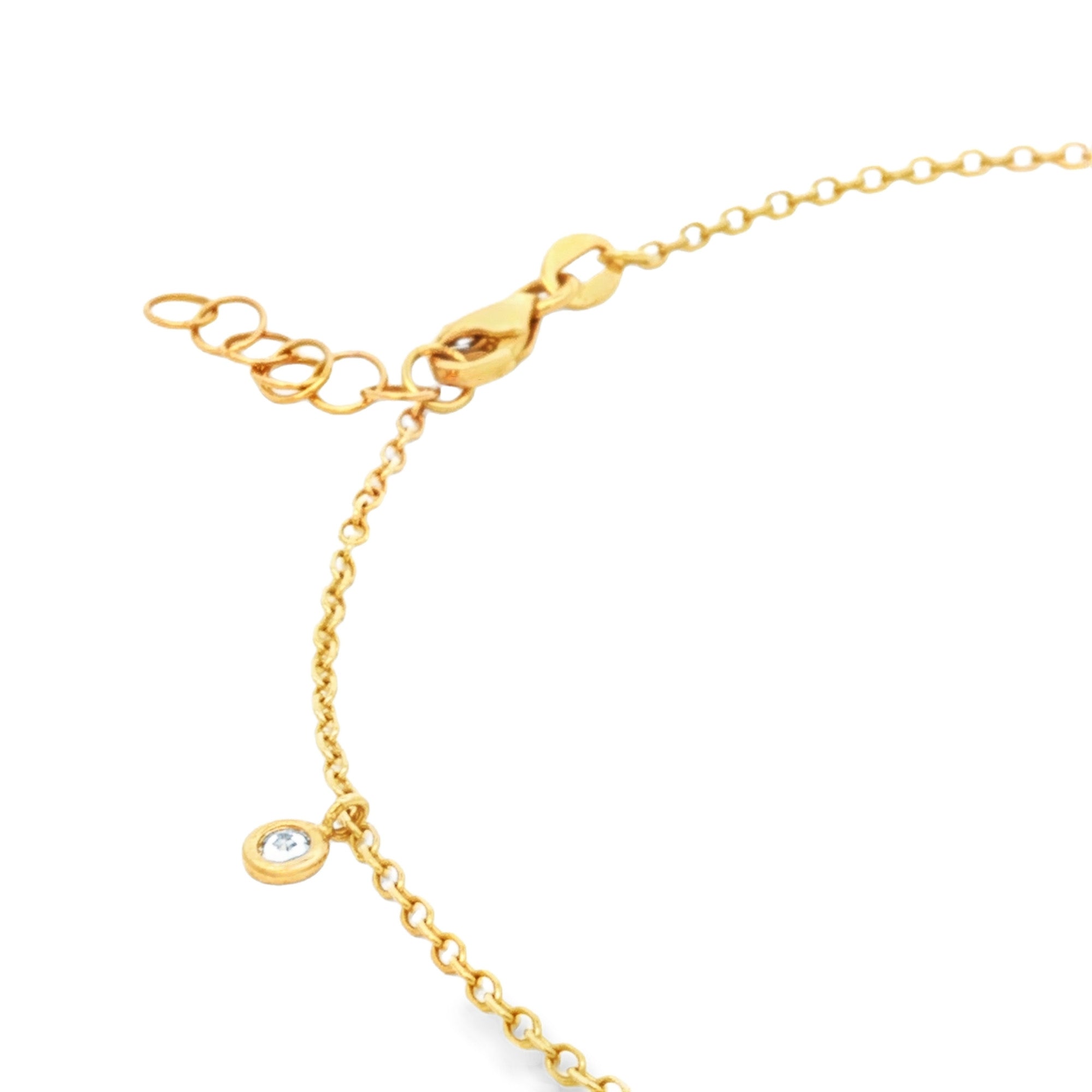 TOBILLERA CON ZIRCONES Y CORAZONES