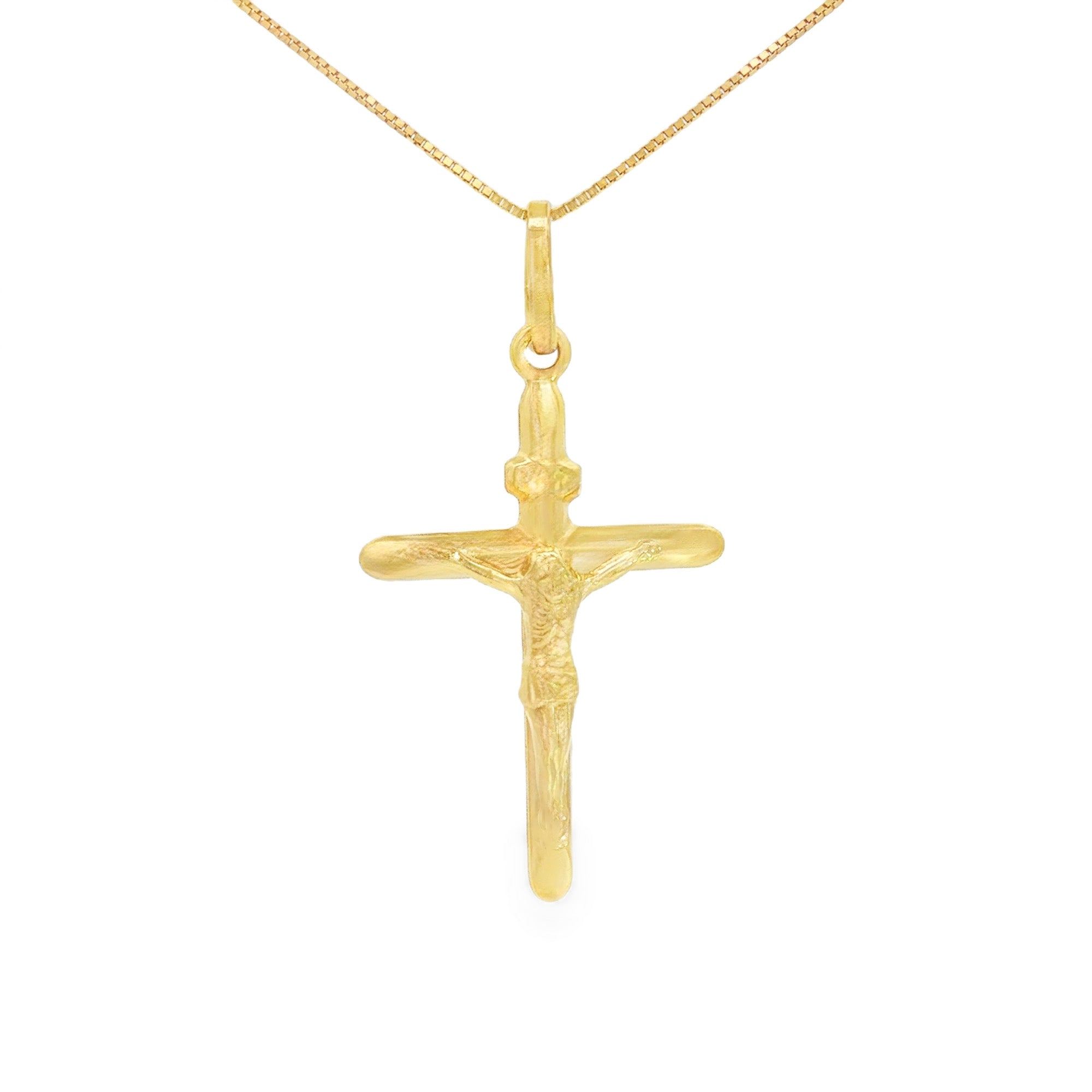 DIJE CRISTO TUBO PUNTAS