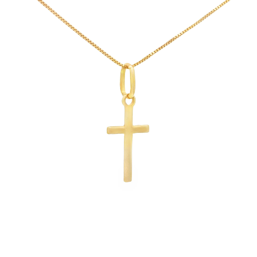 DIJE CRUZ DIAMANTADA PLANA
