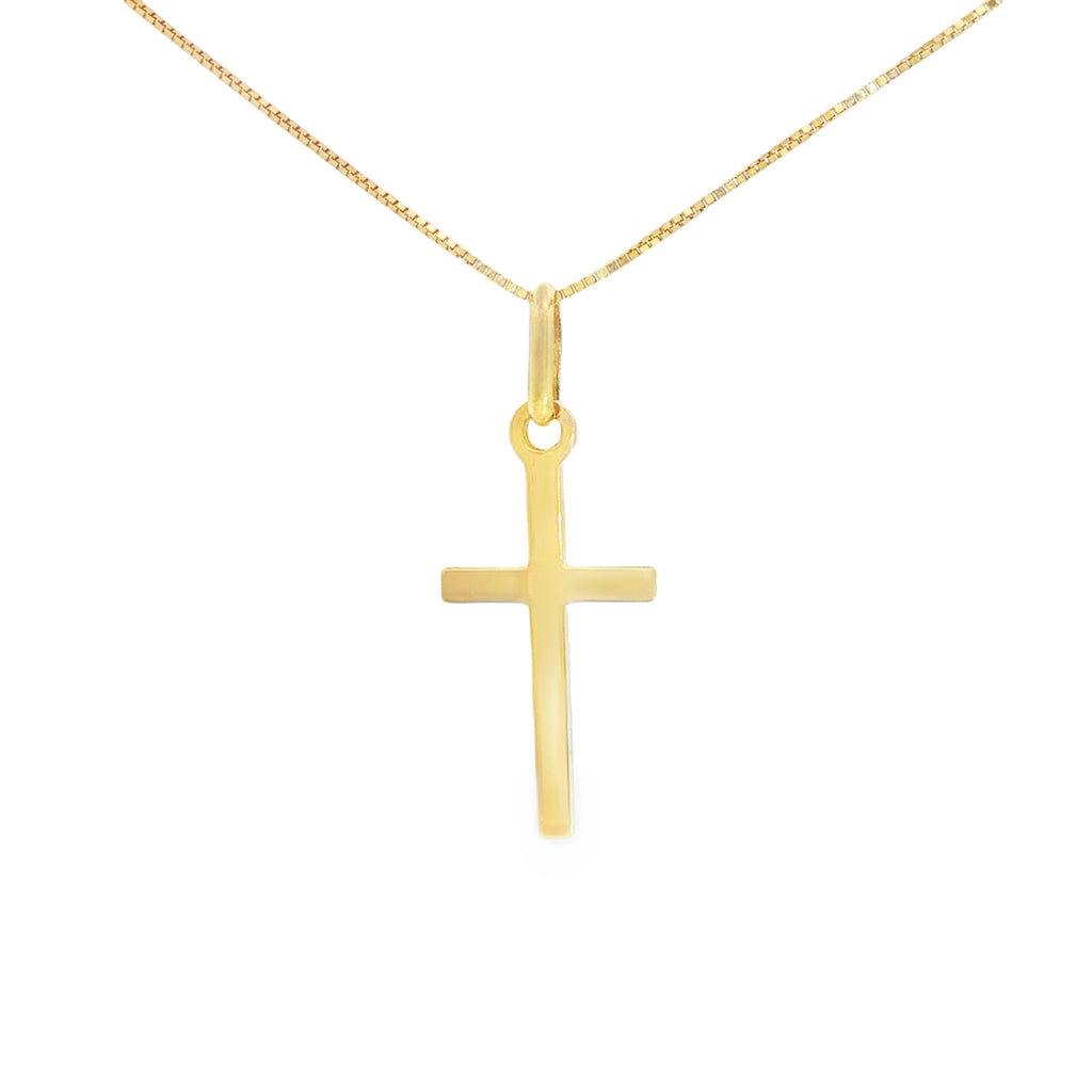 DIJE CRUZ DIAMANTADA PLANA
