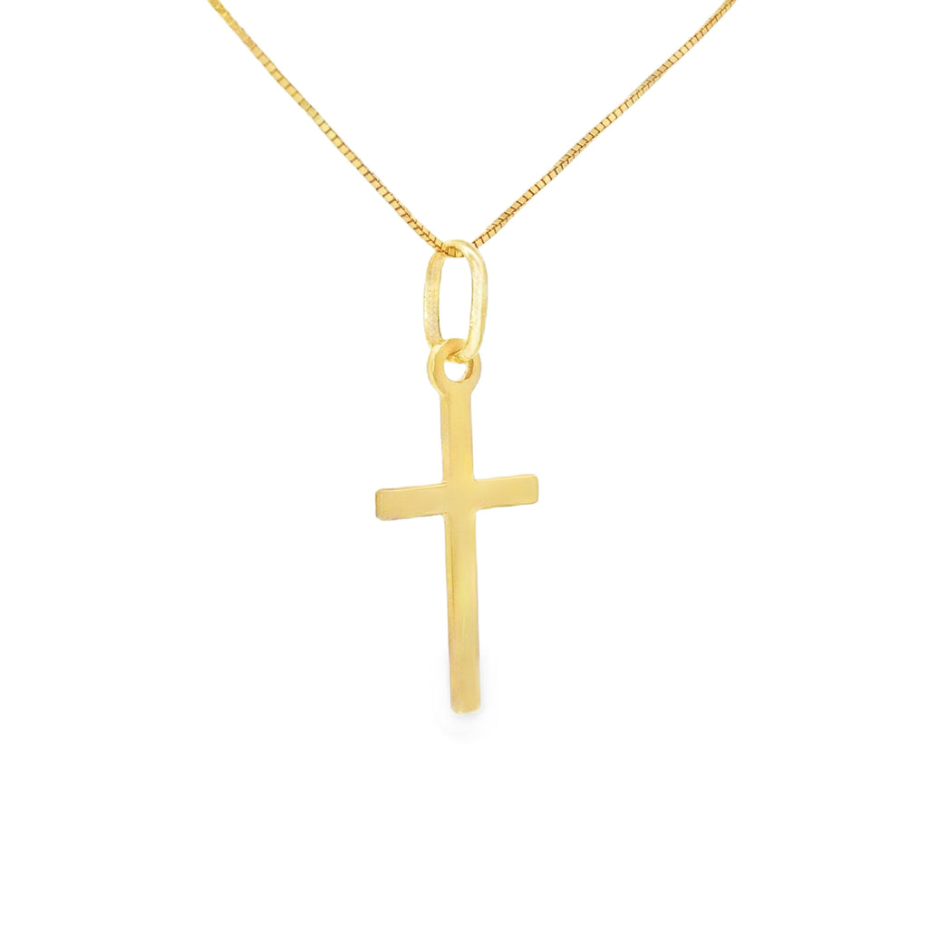 DIJE CRUZ DIAMANTADA PLANA