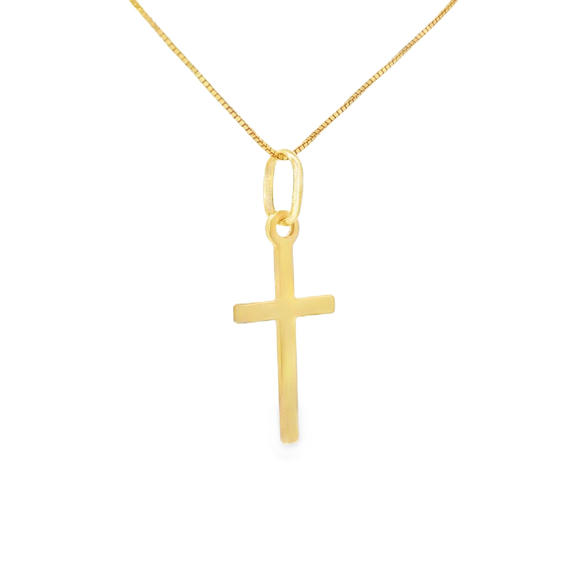 DIJE CRUZ DIAMANTADA PLANA