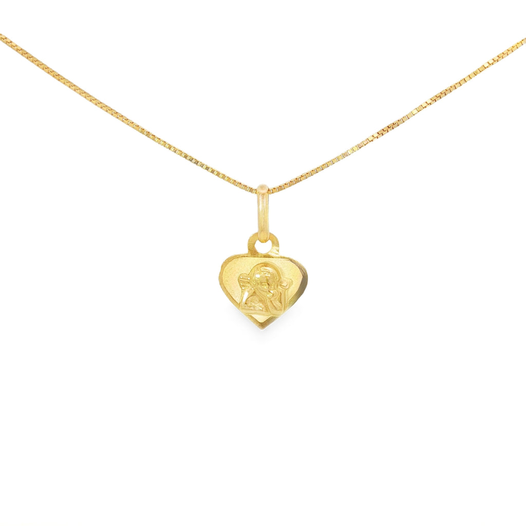 DIJE CORAZÓN ÁNGEL DE LA GUARDA
