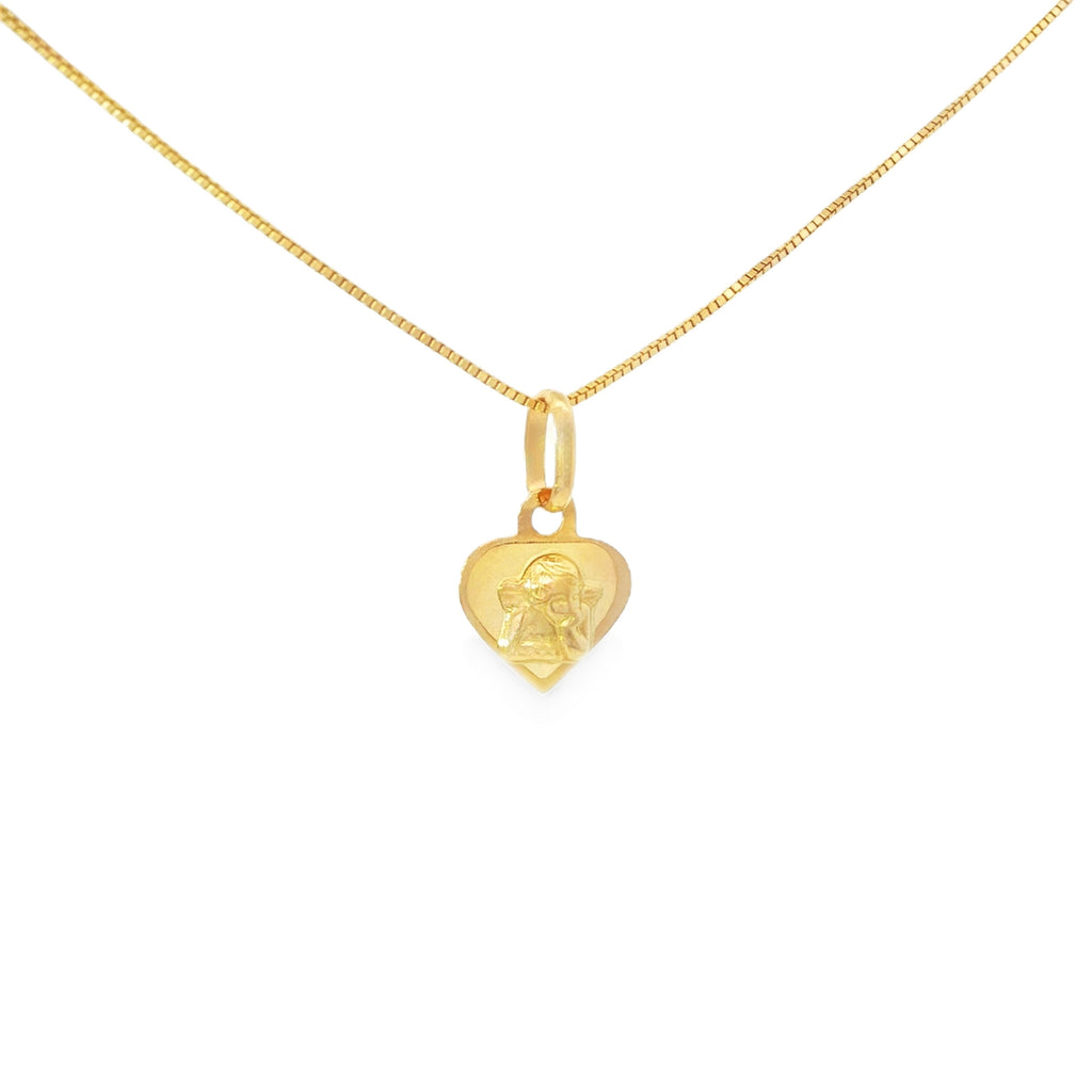 DIJE CORAZÓN ÁNGEL DE LA GUARDA