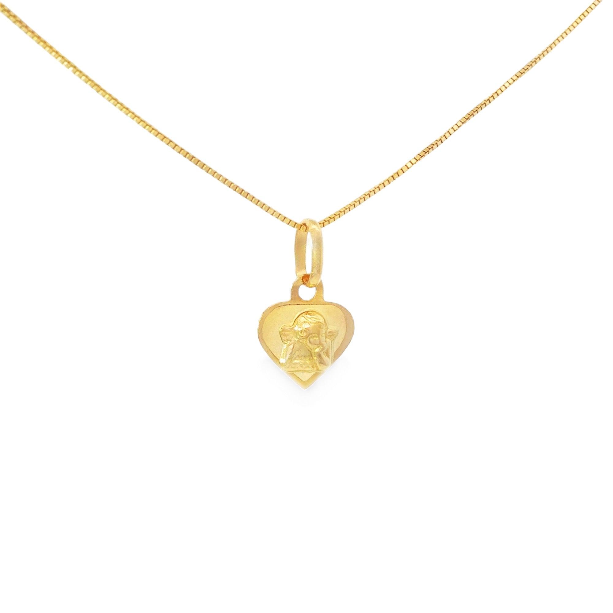 DIJE CORAZÓN ÁNGEL DE LA GUARDA