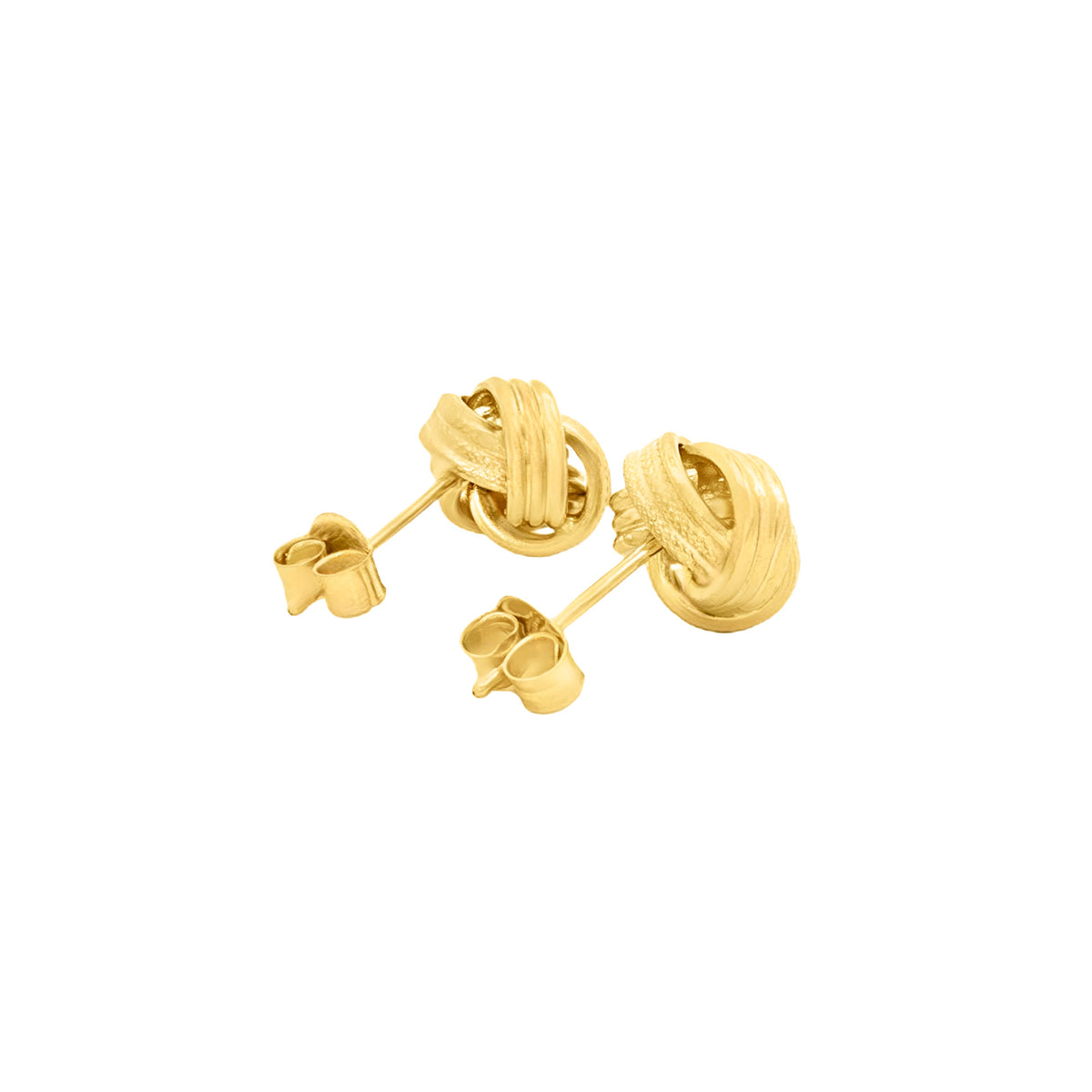 ARETES NUDOS GRABADOS LISOS