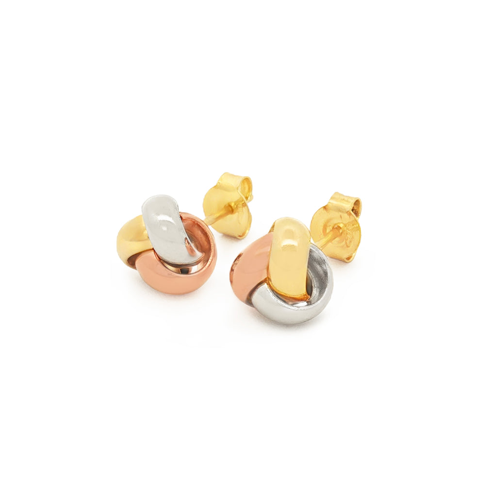 ARETES NUDO 3 OROS