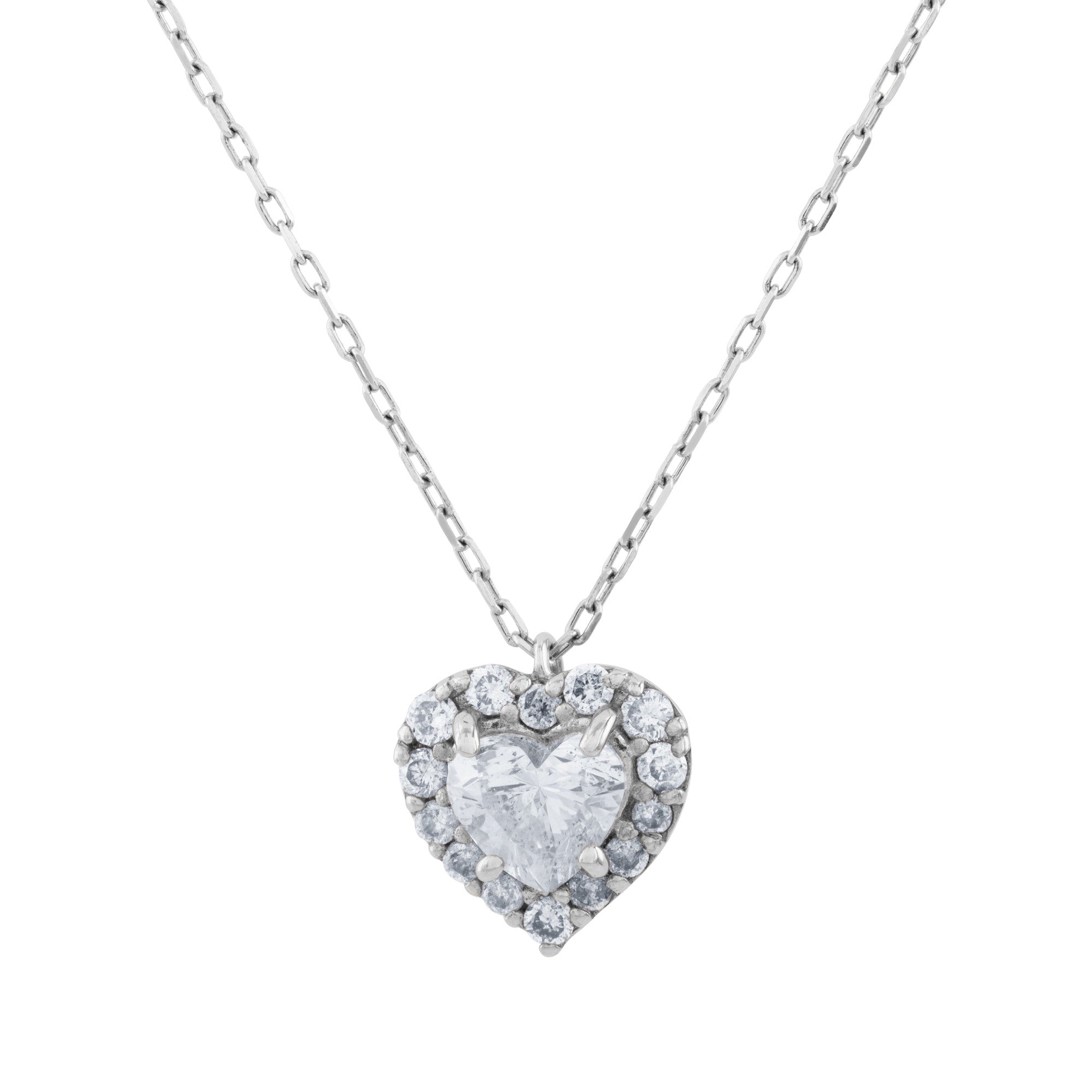 GARGANTILLA CORAZÓN CON DIAMANTES