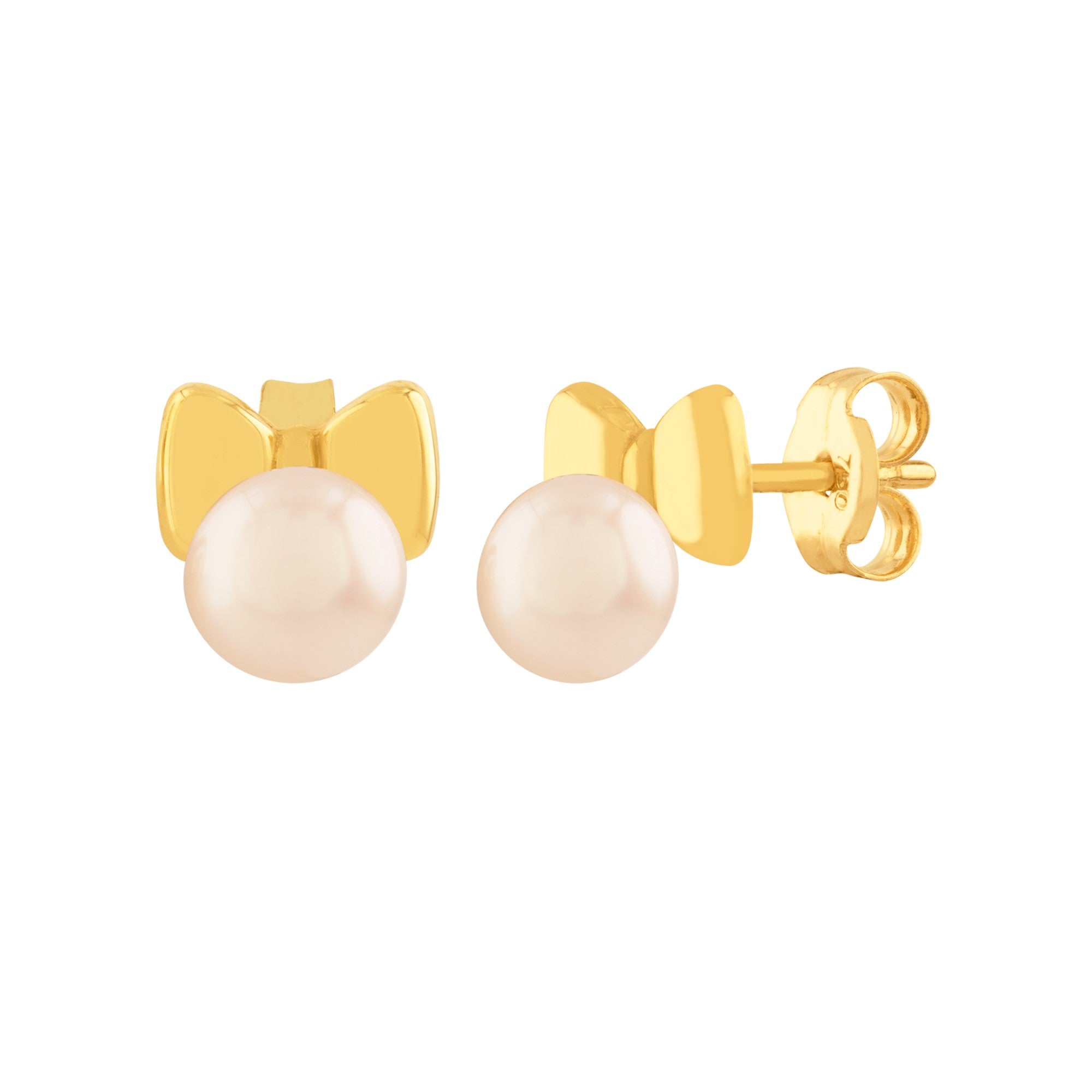 ARETES MOÑO CON PERLA