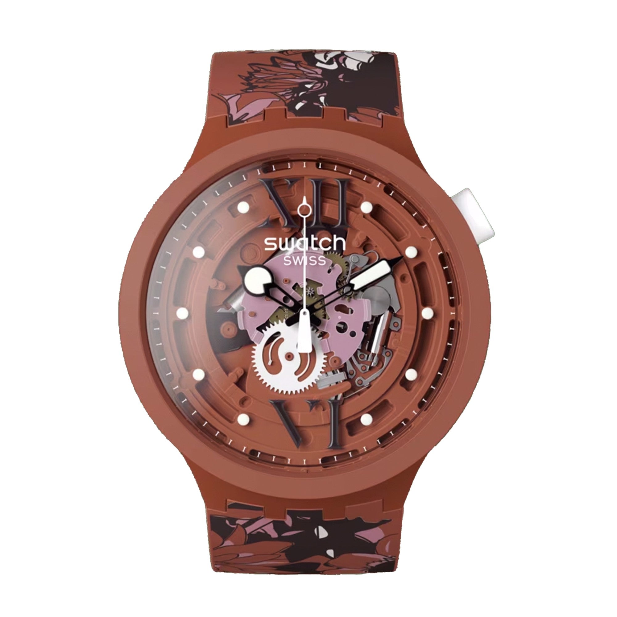 Reloj Swatch Camoflower Cotton SB05C100 Unisex