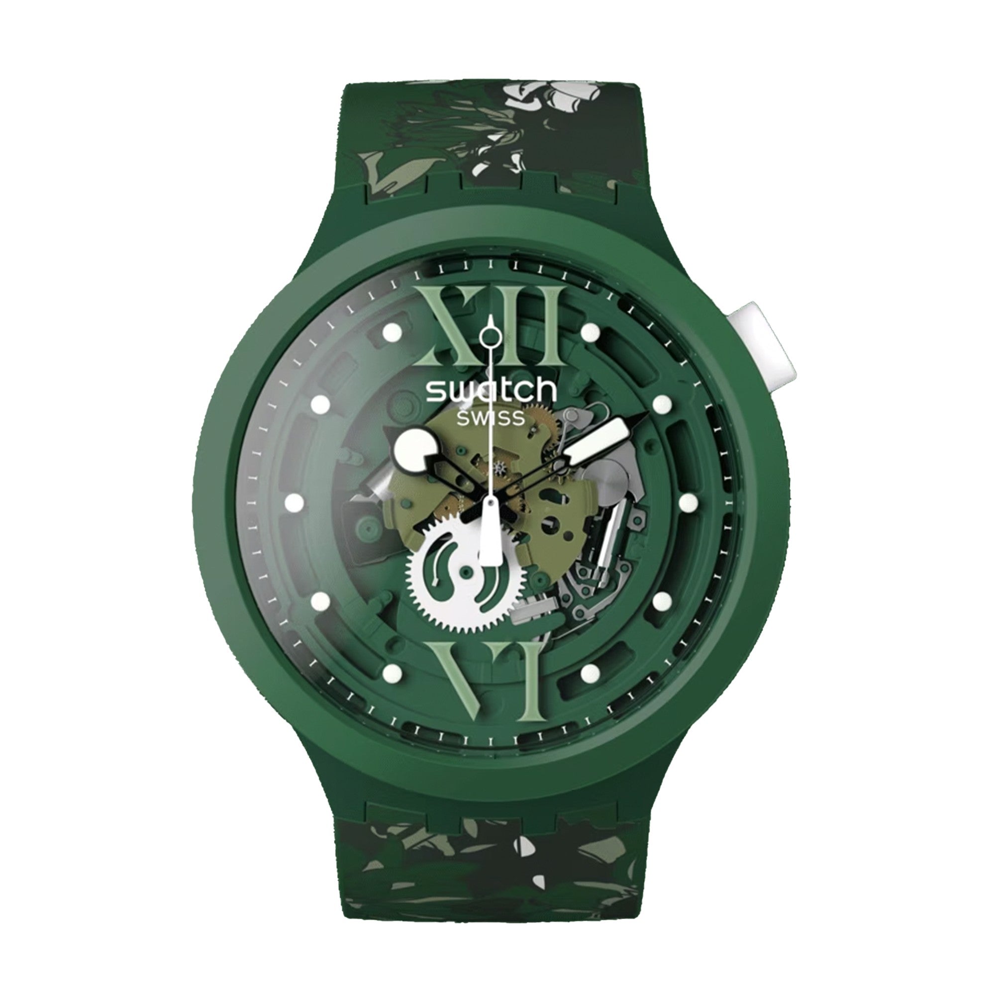 Reloj Swatch Camoflower Cotton SB05G104 Unisex