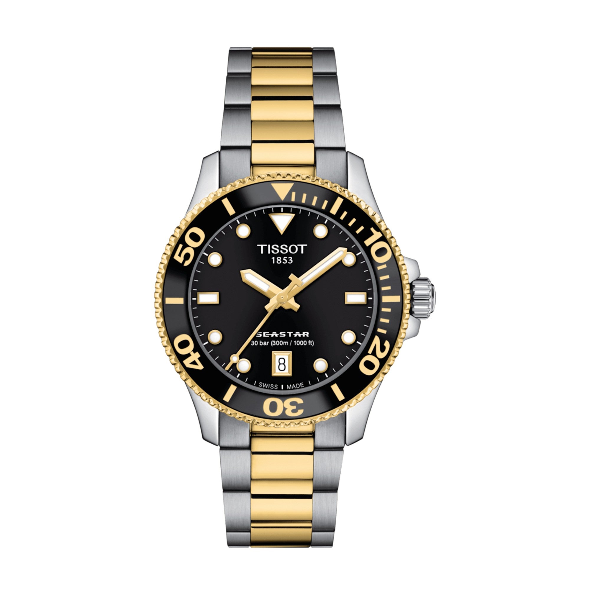 Reloj Tissot Seastar 1000 T1202102205100 Dama