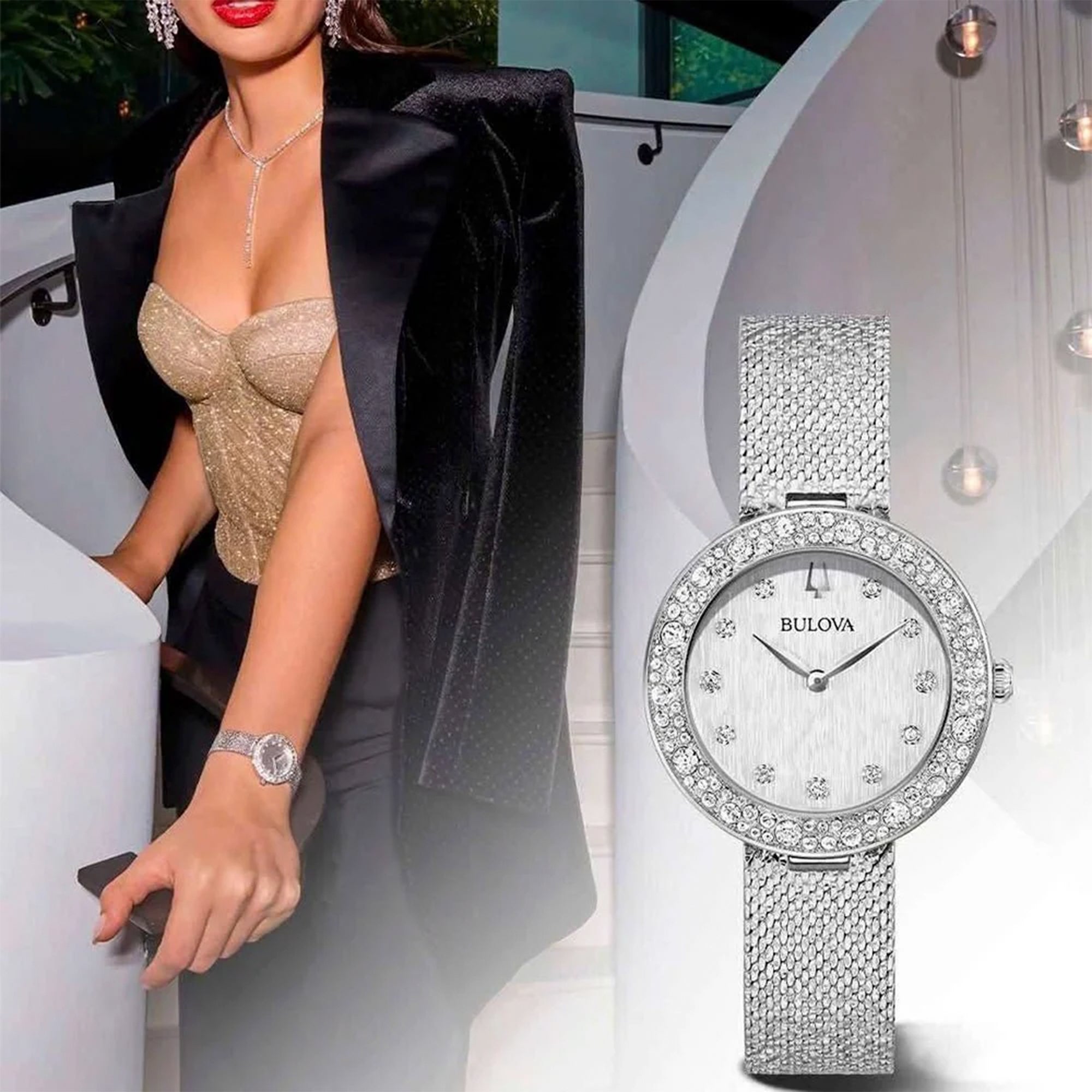 Reloj Bulova Crystal Dama