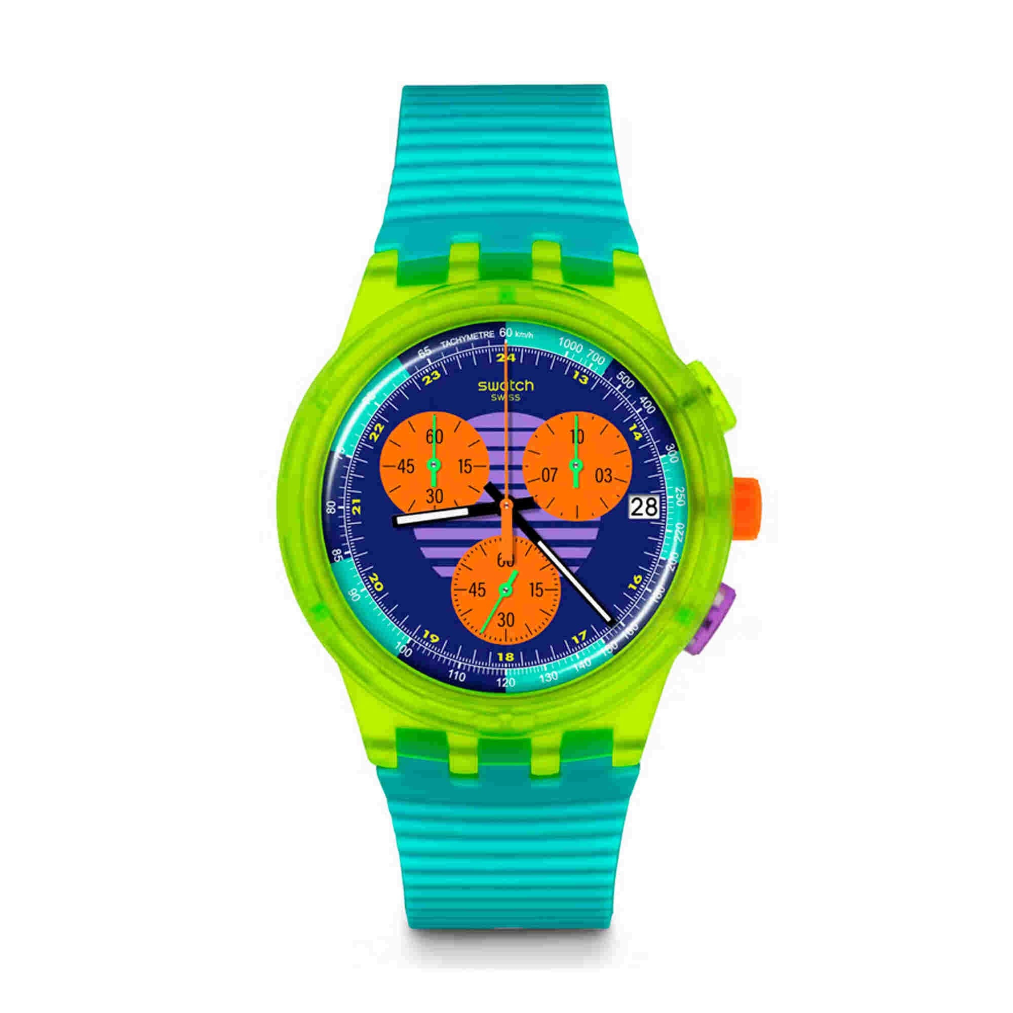 Reloj Swatch Neon Wave SUSJ404 Caballero