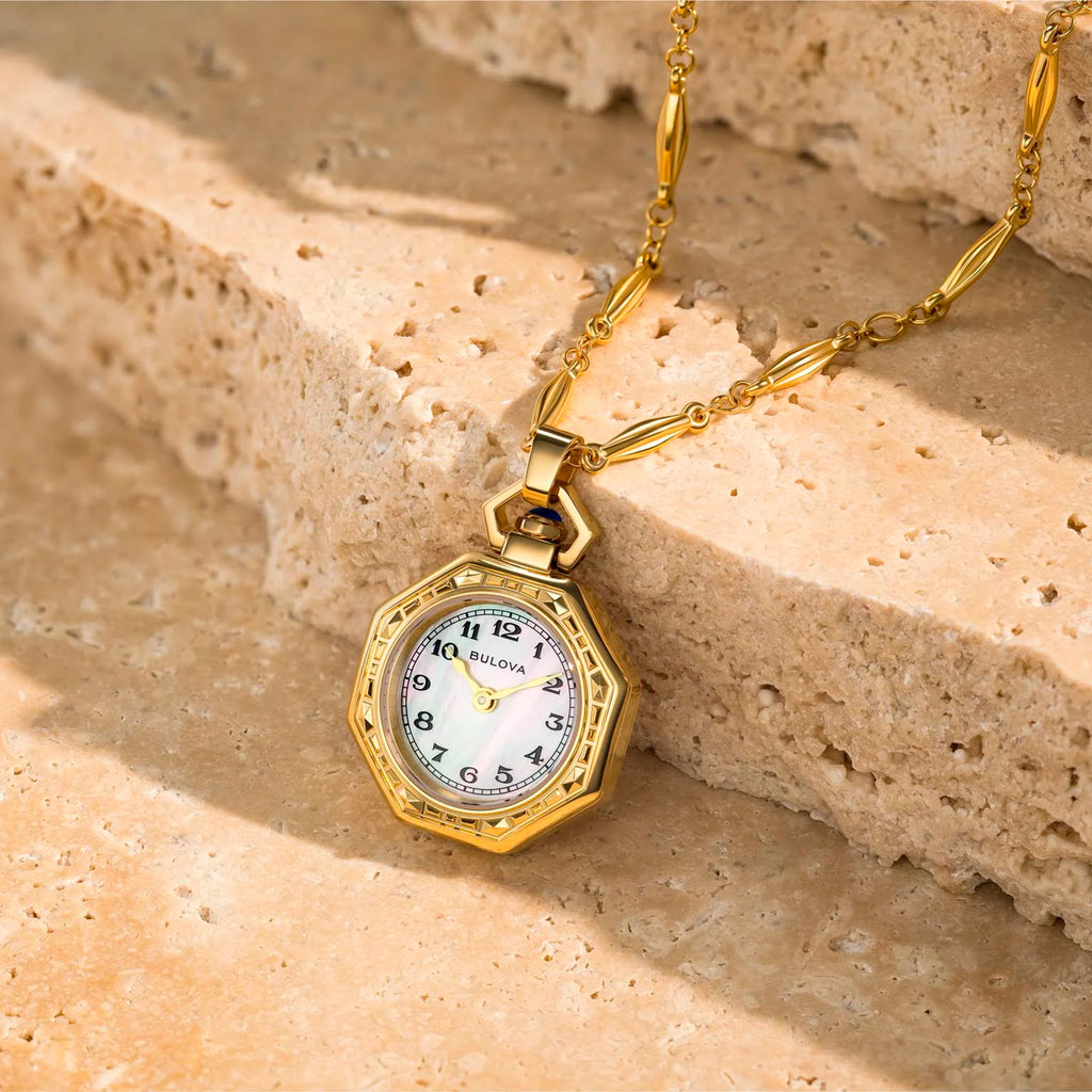Reloj Bulova Rubaiyat Pendant Necklace Dama