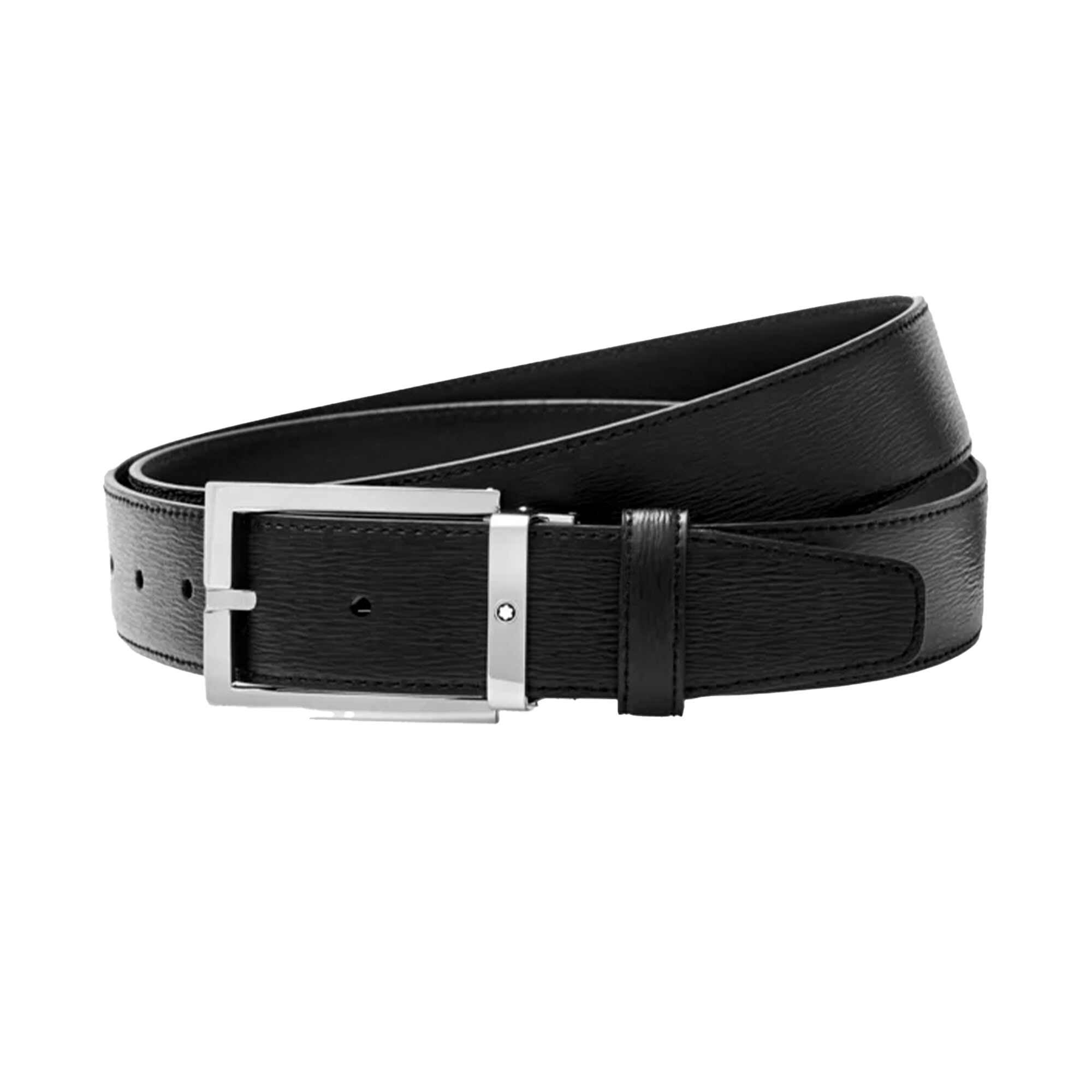 Cinturón Montblanc Piel Negra 114435