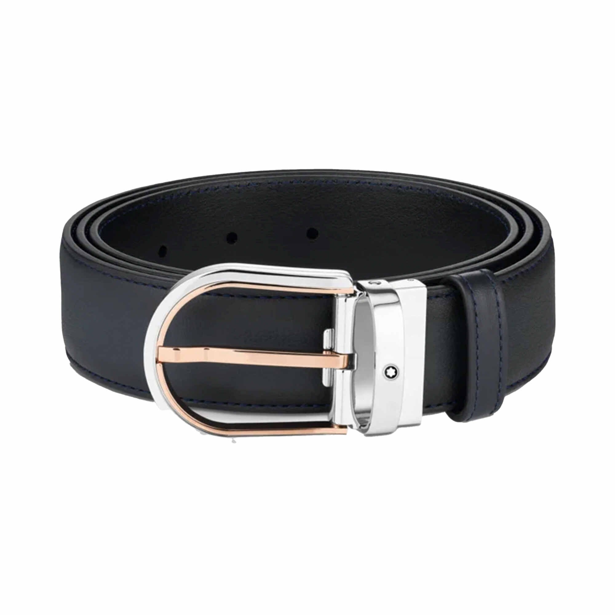 Cinturón Montblanc Piel Azul 128804