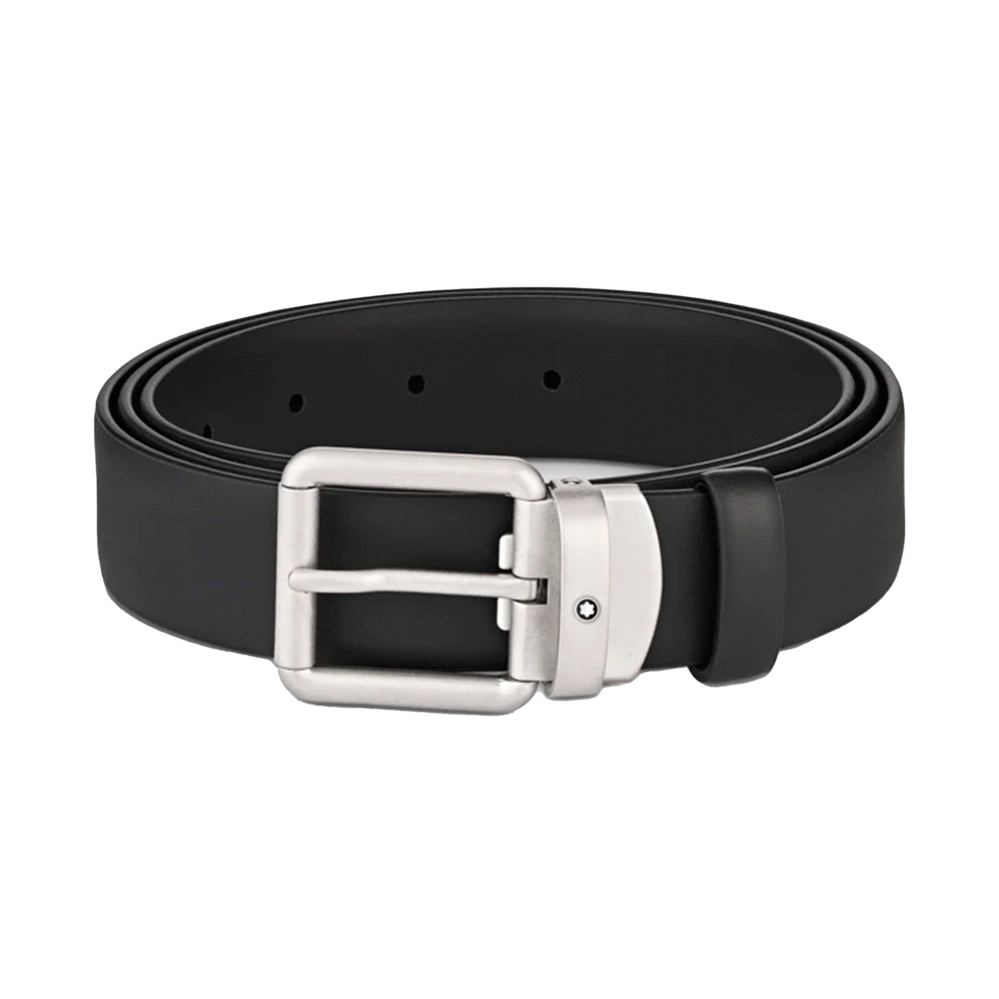 Cinturón Montblanc Piel Negra 129453