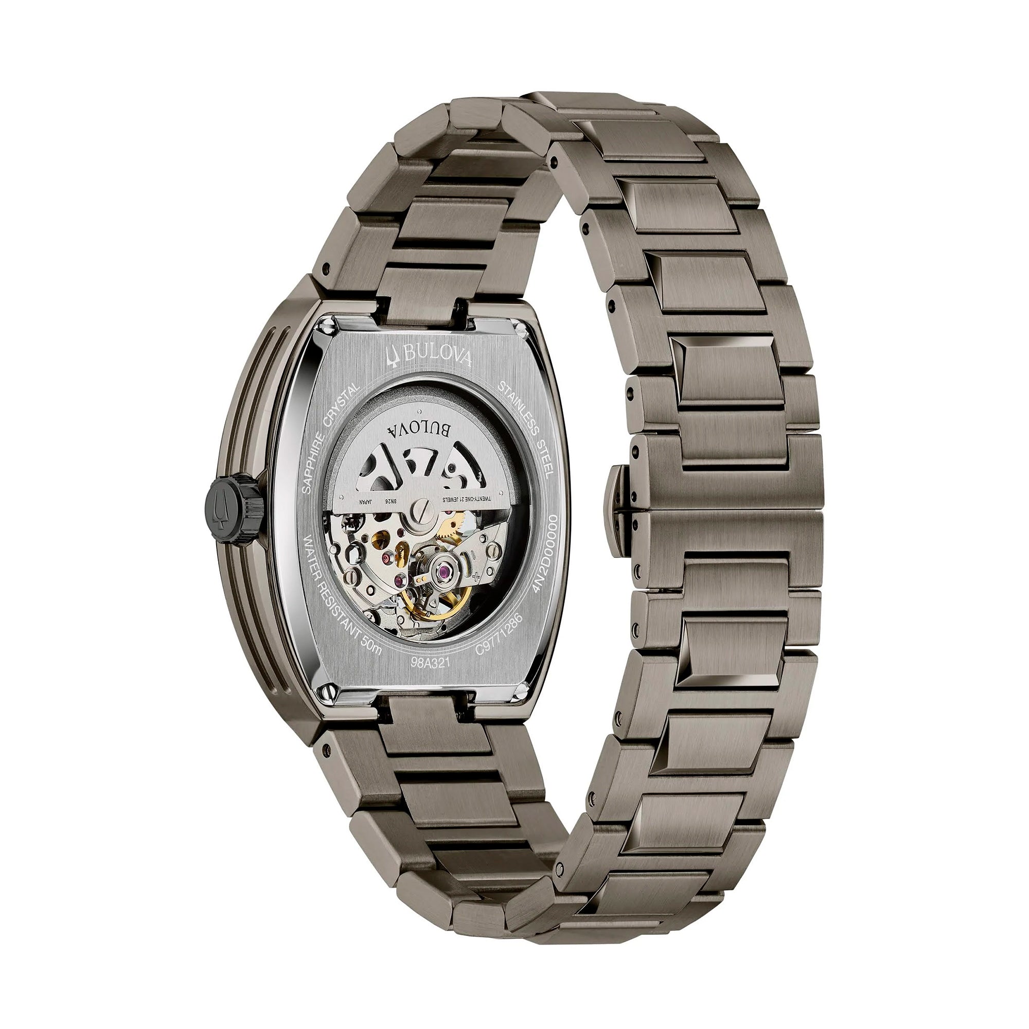 Reloj Bulova Máquina Skeleton Caballero