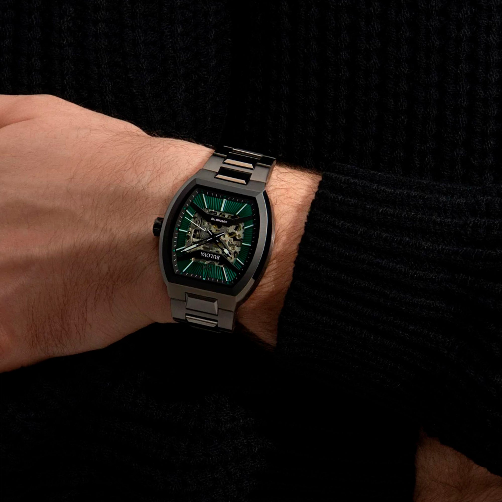 Reloj Bulova Máquina Skeleton Caballero