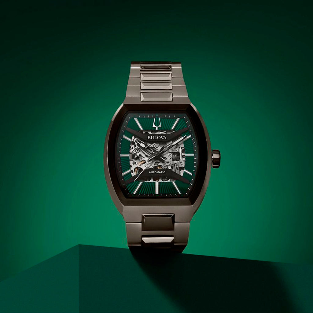Reloj Bulova Máquina Skeleton Caballero