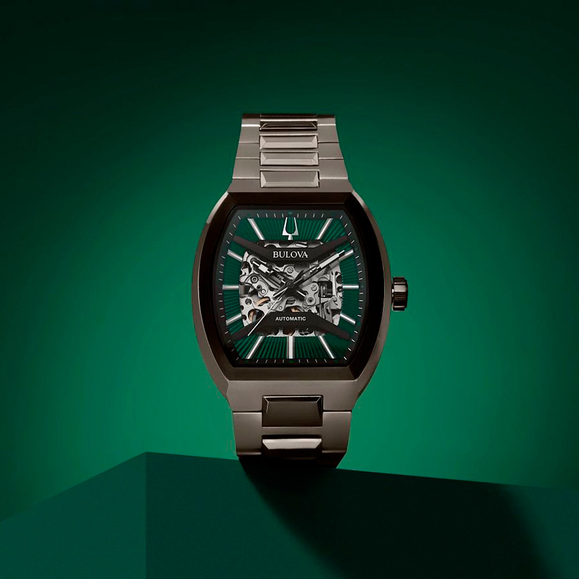 Reloj Bulova Máquina Skeleton Caballero
