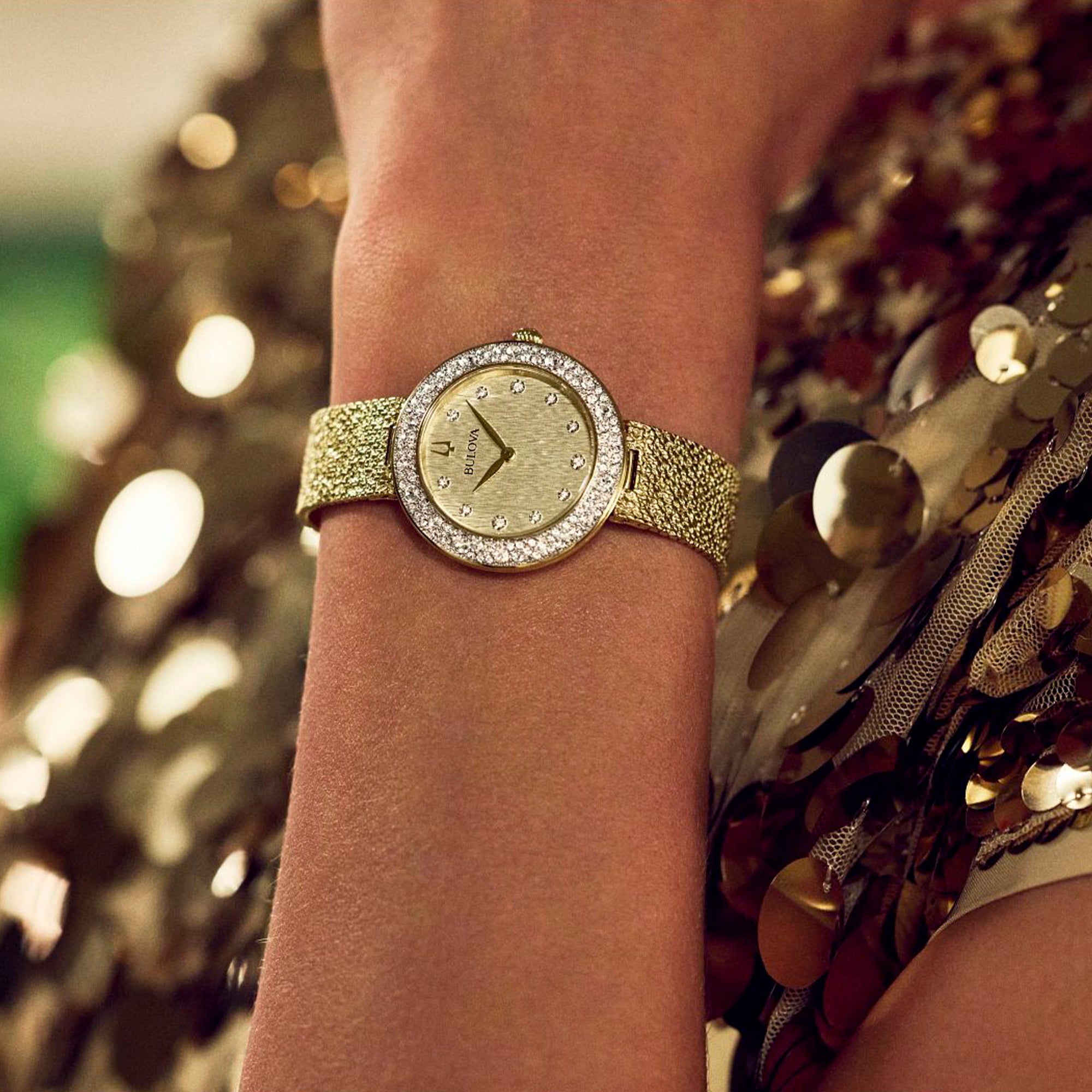 Reloj Bulova Cristal Dama