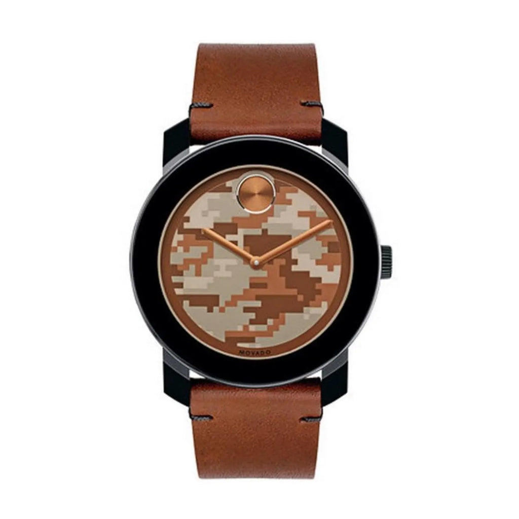 Reloj Movado Bold Brown and Beige Camouflage-Print 3600301 Caballero