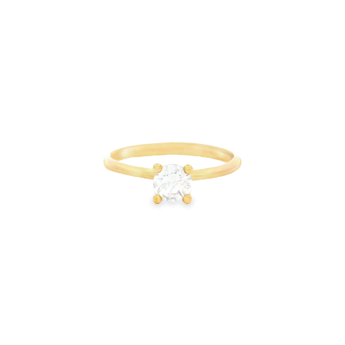ANILLO SOLITARIO CON ZIRCÓN