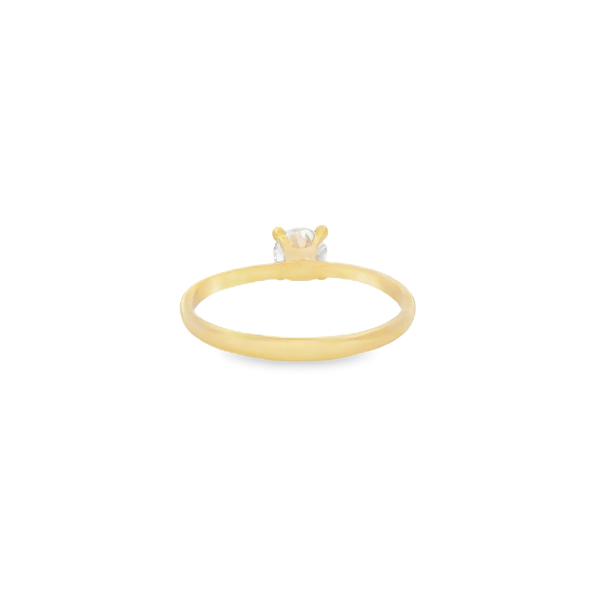 ANILLO SOLITARIO CON ZIRCÓN