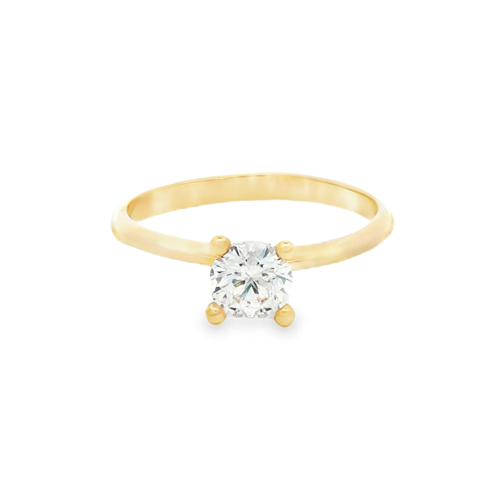 ANILLO SOLITARIO ZIRCÓN