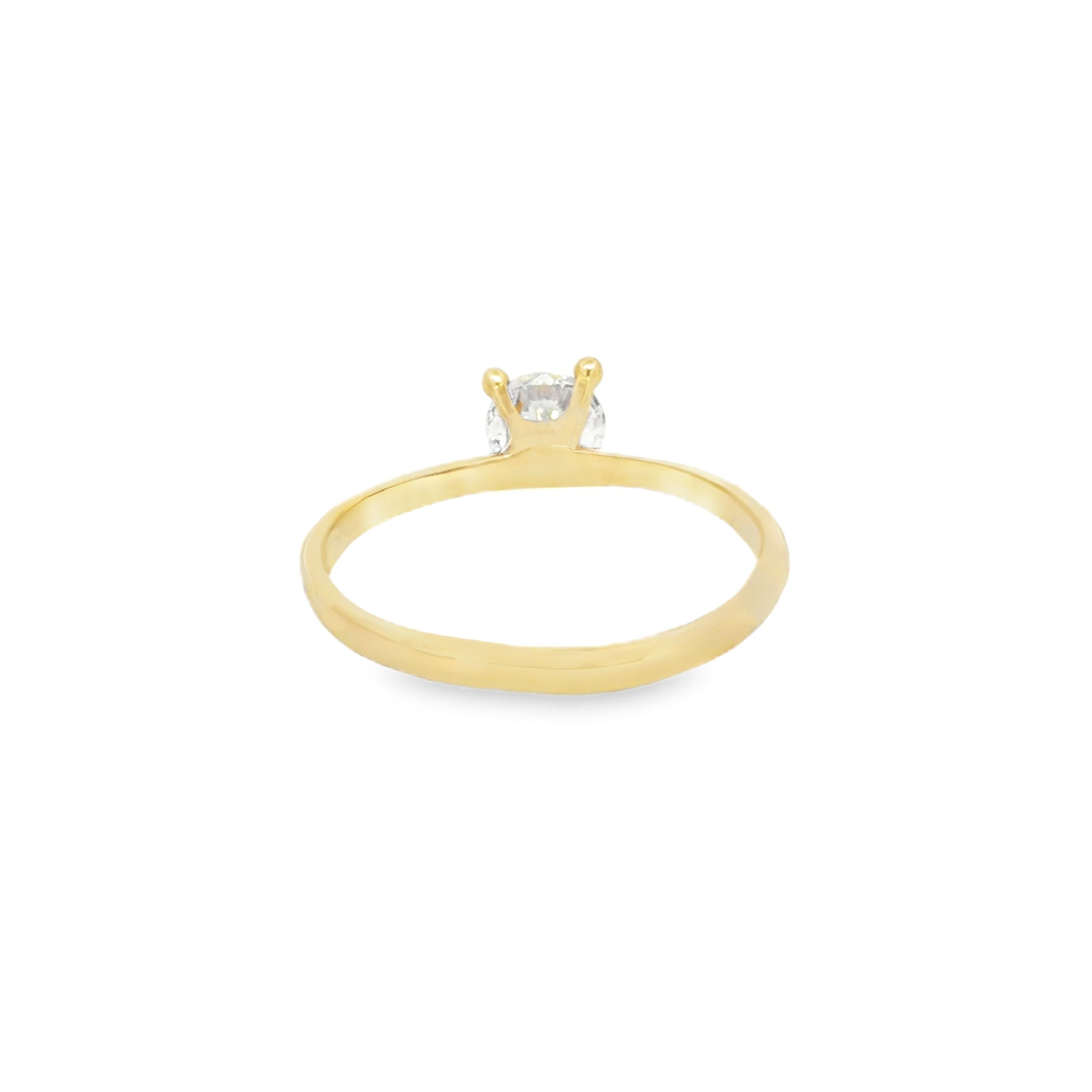 ANILLO SOLITARIO ZIRCÓN