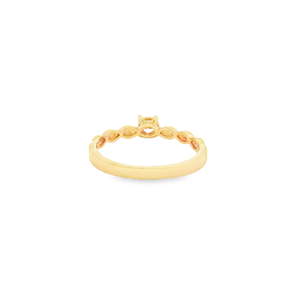 ANILLO SOLITARIO CON ZIRCÓN