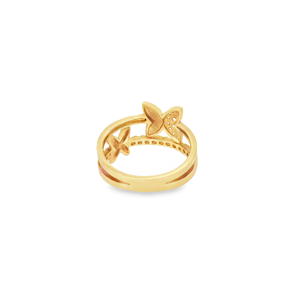 ANILLO MARIPOSAS CON ZIRCONES