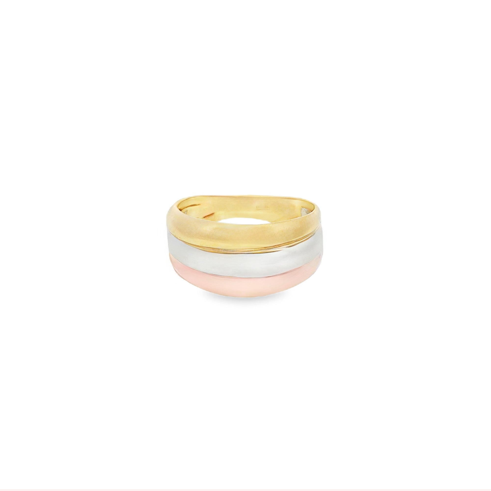 ANILLO TRES FILAS DEGRADÉ
