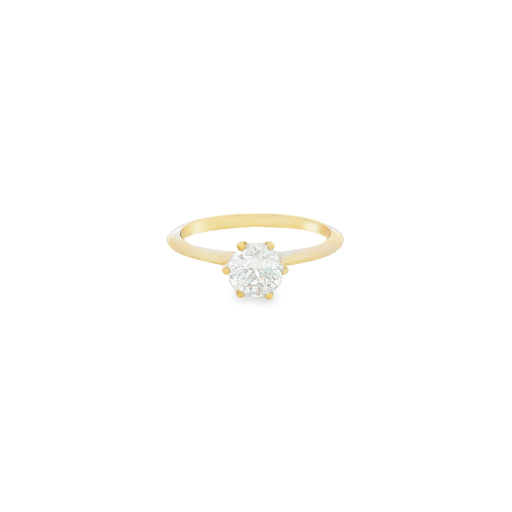 ANILLO SOLITARIO CON ZIRCÓN