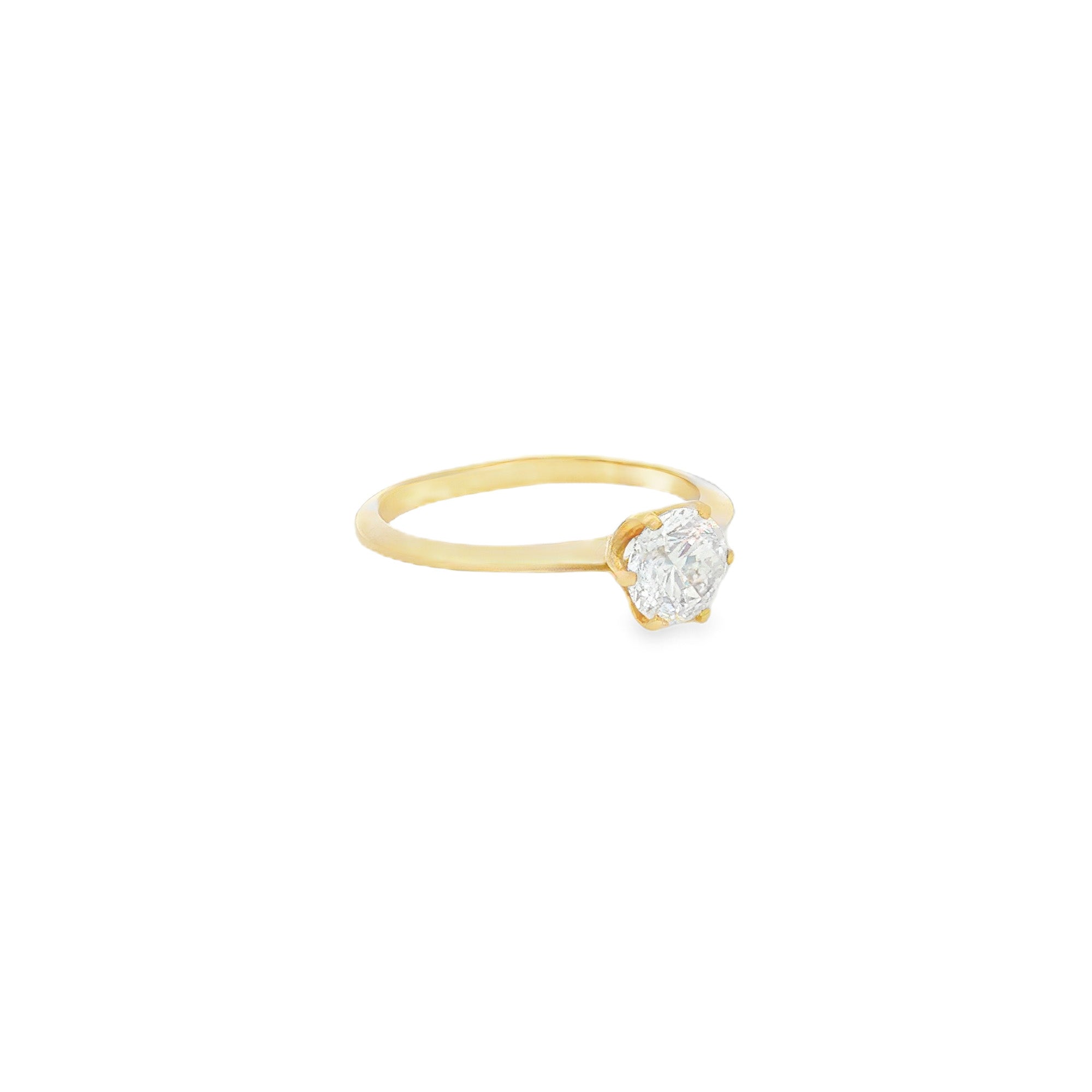 ANILLO SOLITARIO CON ZIRCÓN